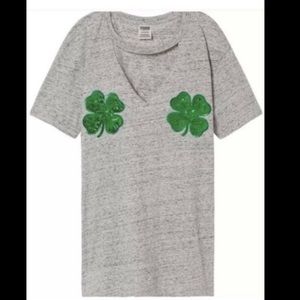 St. Patrick’s Day shamrock shirt from Pink